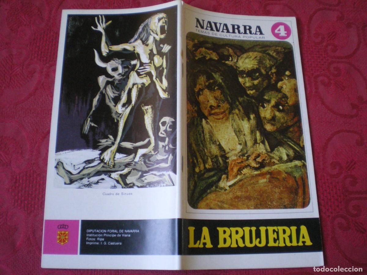 Libros de segunda mano: NAVARRA TEMAS DE CULTURA POPULAR 4. LA BRUJER&Iacute;A. FLORENCIO IDOATE.