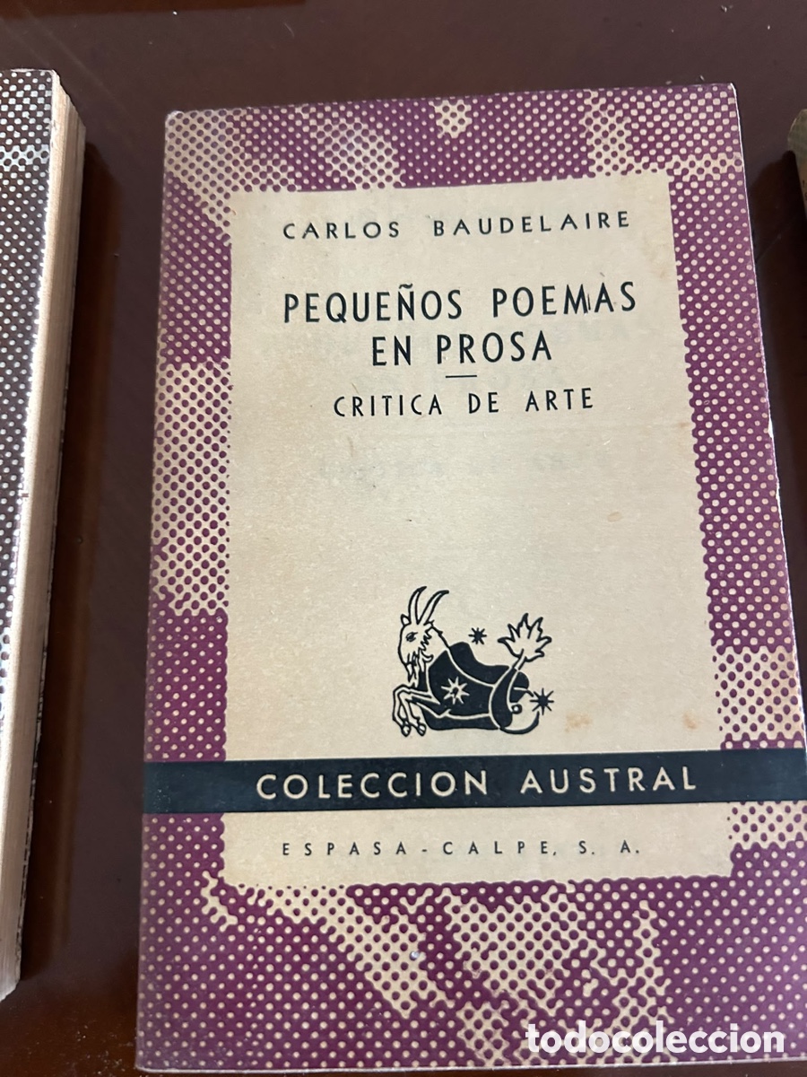 Libros de segunda mano: COLECCI&Oacute;N AUSTRAL. PEQUE&Ntilde;OS POEMAS EN PROSA