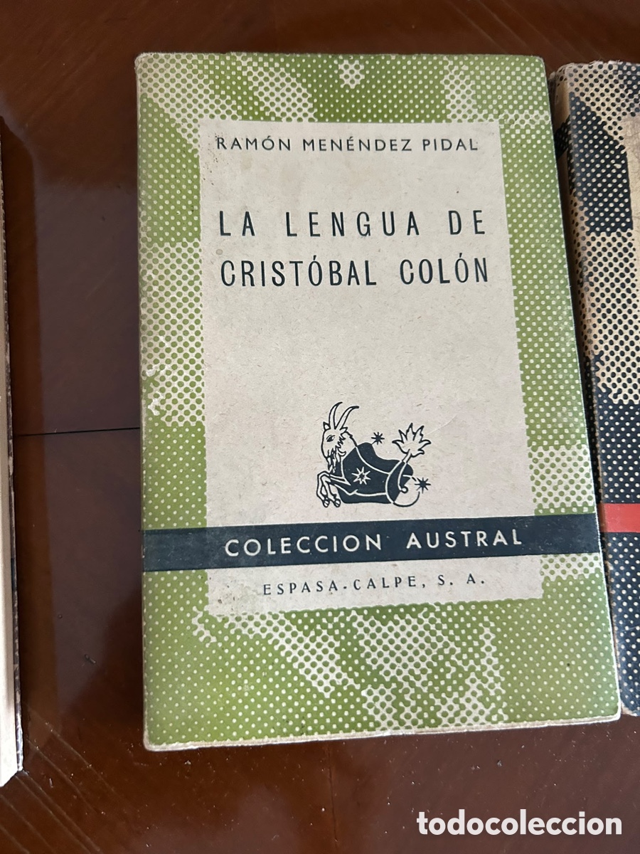 Libros de segunda mano: COLECCI&Oacute;N AUSTRAL. LA LENGUA DE CRIST&Oacute;BAL COL&Oacute;N
