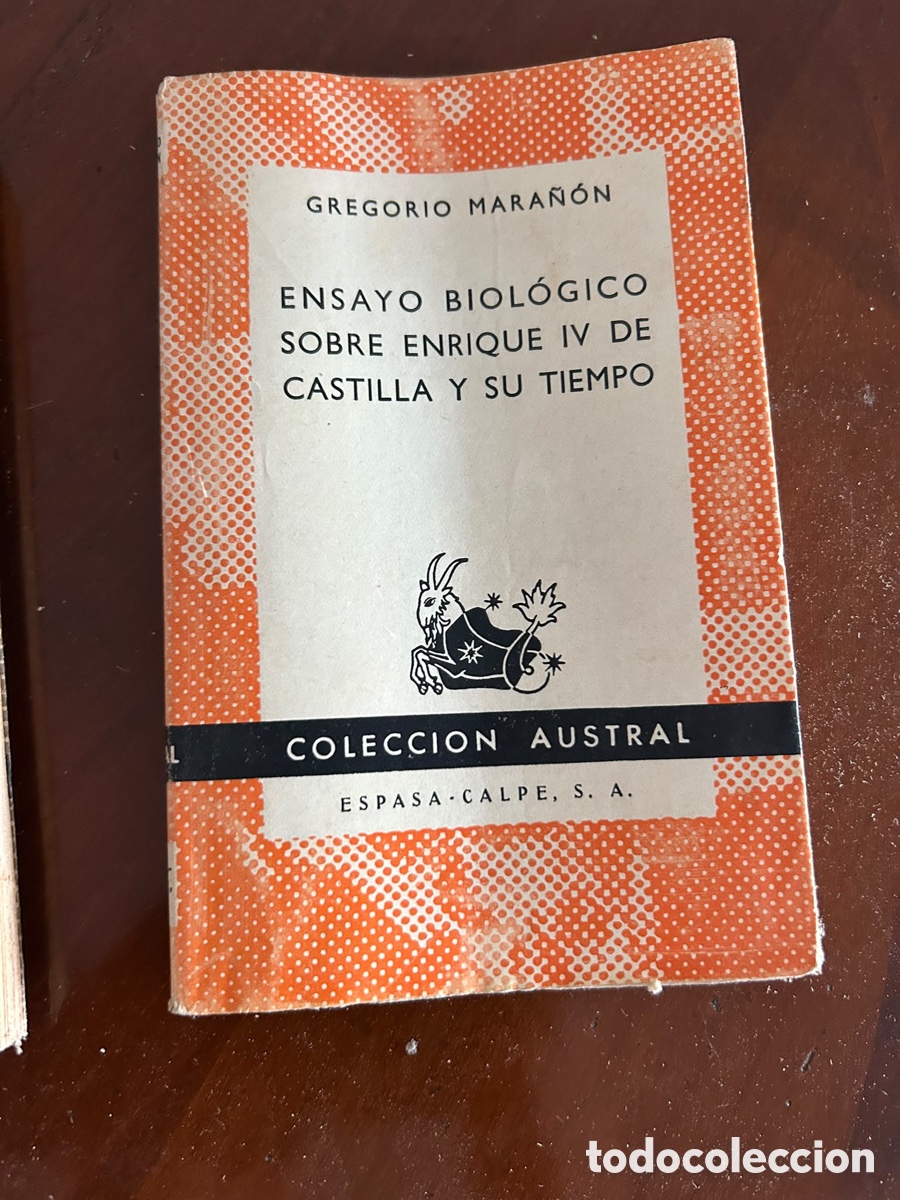 Libros de segunda mano: COLECCI&Oacute;N AUSTRAL. ENSAYO BIOL&Oacute;GICO SOBRE ENRIQUE IV DE CASTILLA Y SU TIEMPO.