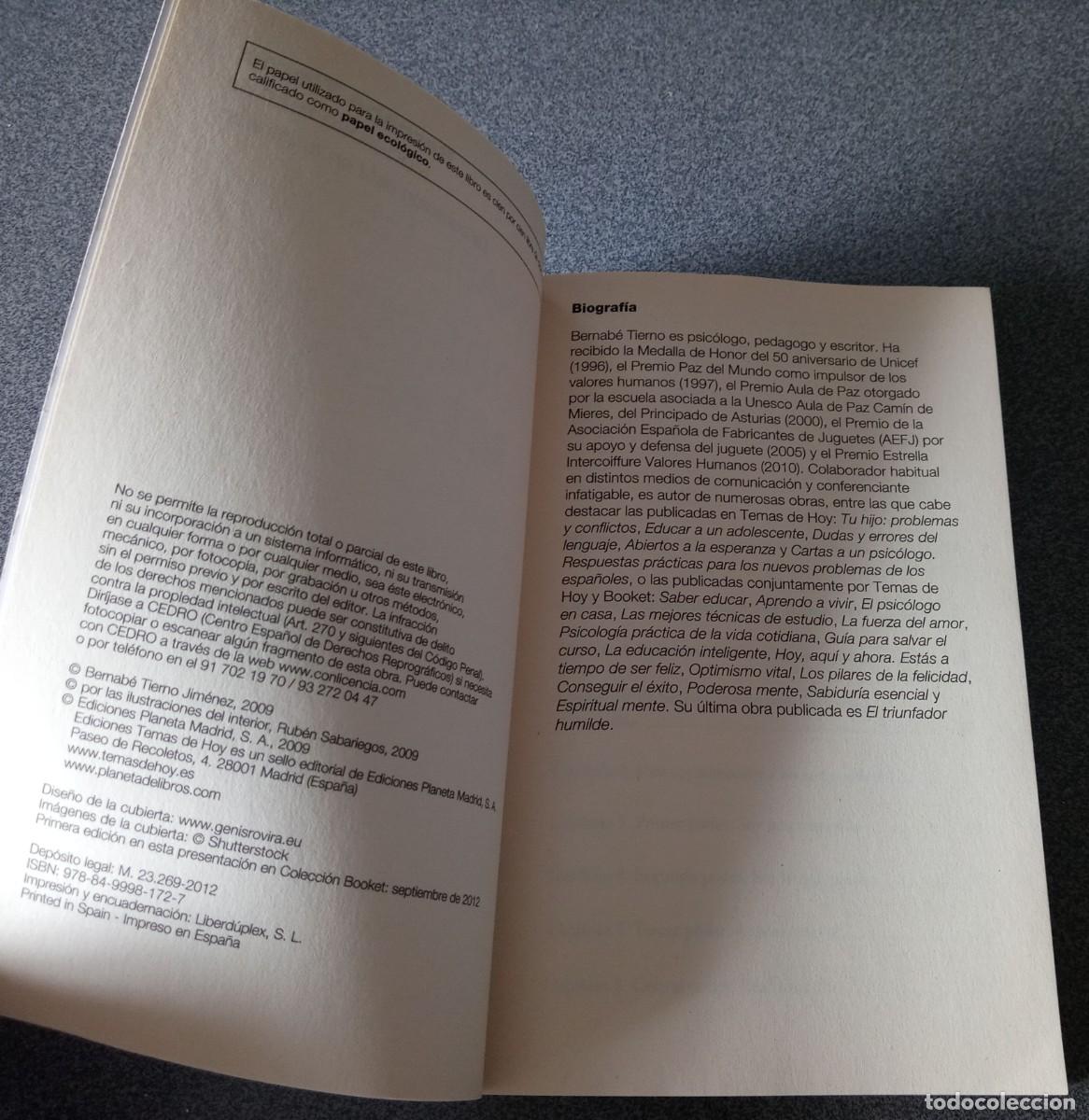 Libros de segunda mano: Poderosa Mente Bernab&eacute; Tierno - Foto 3