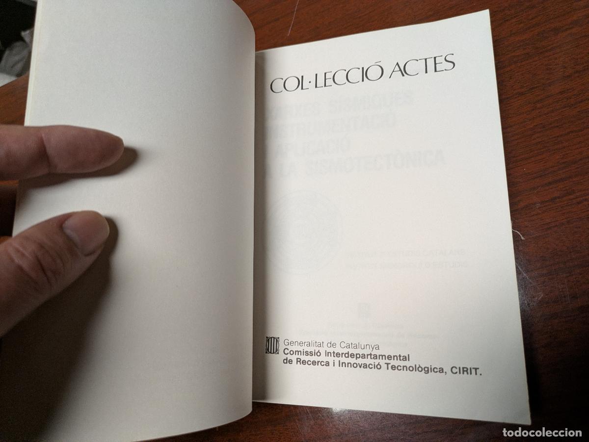 Libros de segunda mano: xarxes sismiques instrumentacio i aplicacio a la sismotectonica - Foto 6