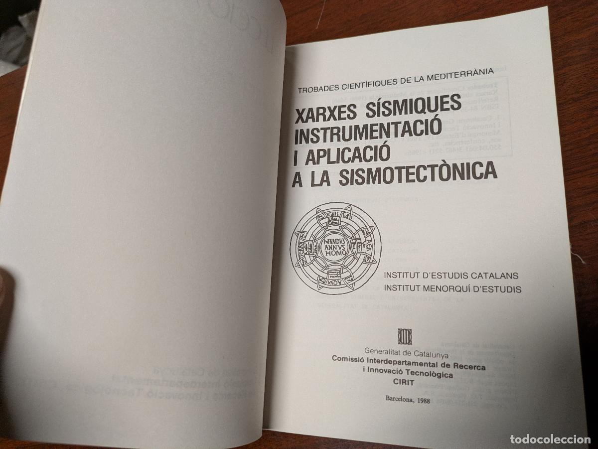 Libros de segunda mano: xarxes sismiques instrumentacio i aplicacio a la sismotectonica - Foto 7