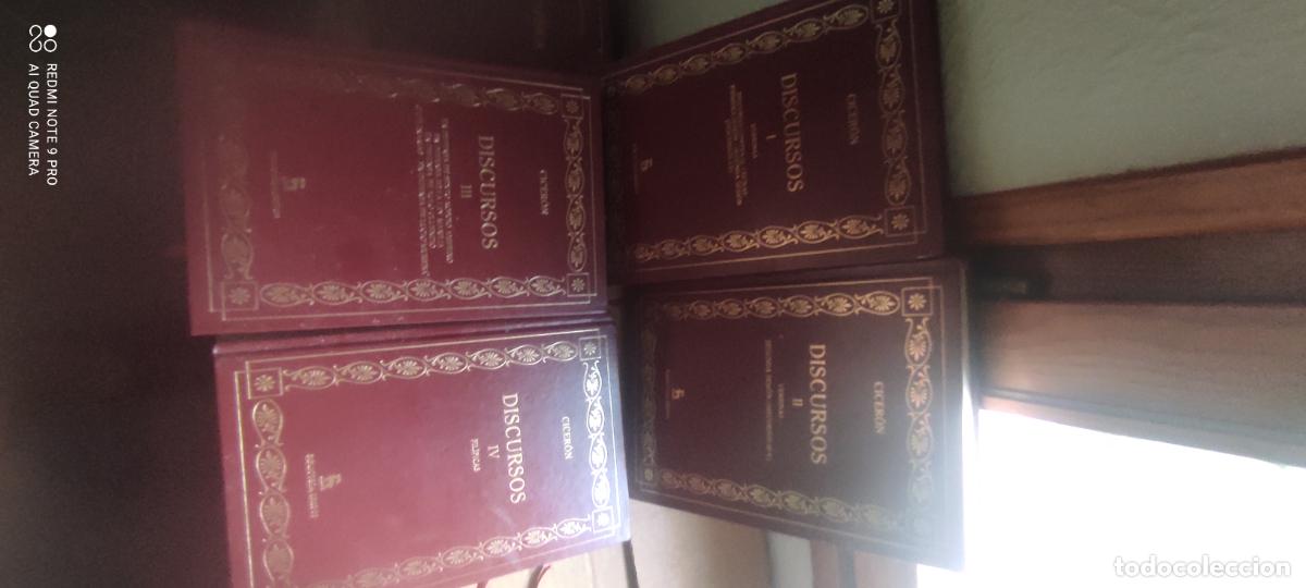 Libros de segunda mano: Discursos - Cicer&oacute;n - Editorial Gredos. 4 tomos, completo. - Foto 1