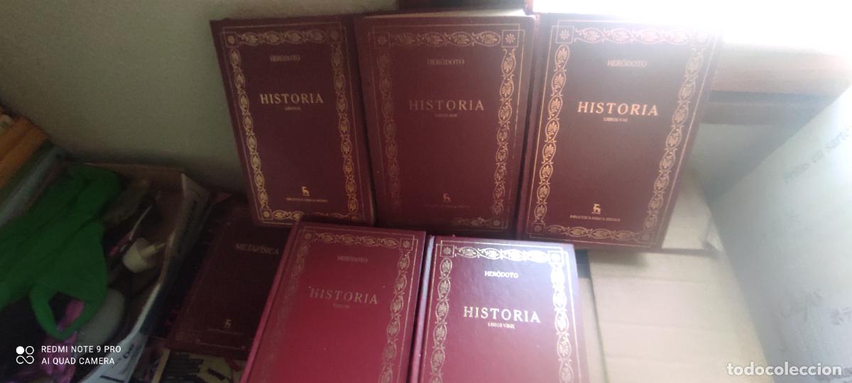 Libros de segunda mano: HISTORIA (5 TOMOS). BIBLIOTECA CL&Aacute;SICA GREDOS. HER&Oacute;DOTO.