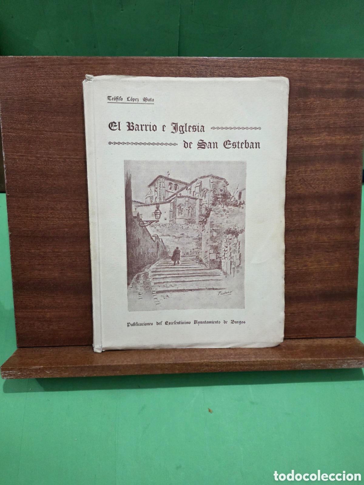 Libros de segunda mano: &rdquo;&rdquo;EL BARRIO E IGLESIA DE SAN ESTEBAN&rdquo;&rdquo;... TE&Oacute;FILO L&Oacute;PEZ MATA...HIJOS DE SANTIAGO RODRIGUEZ...1946...