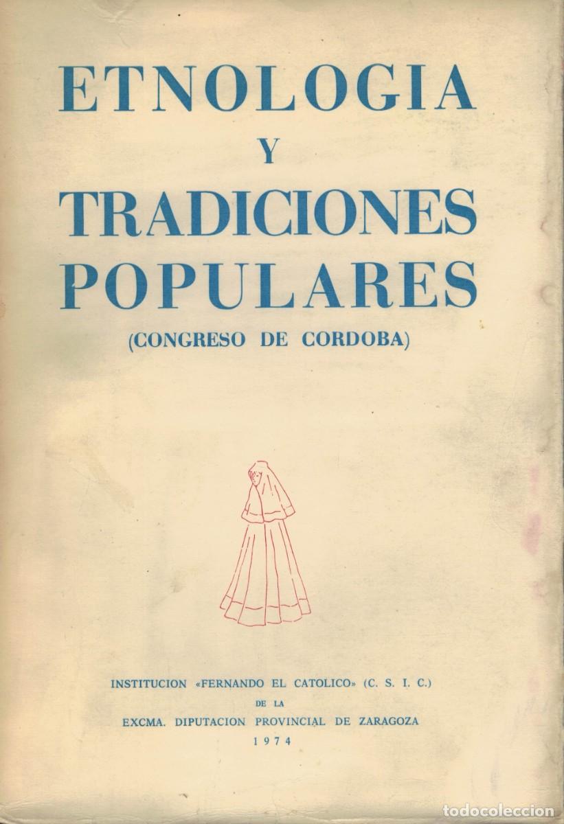 Libros de segunda mano: Etnolog&iacute;a y tradiciones populares (Congreso de C&oacute;rdoba)