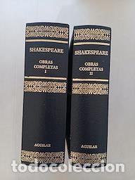 Libros de segunda mano: Shakespeare Obras completas 2 vol&uacute;menes Aguilar - Foto 1