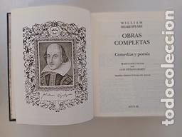 Libros de segunda mano: Shakespeare Obras completas 2 vol&uacute;menes Aguilar - Foto 3