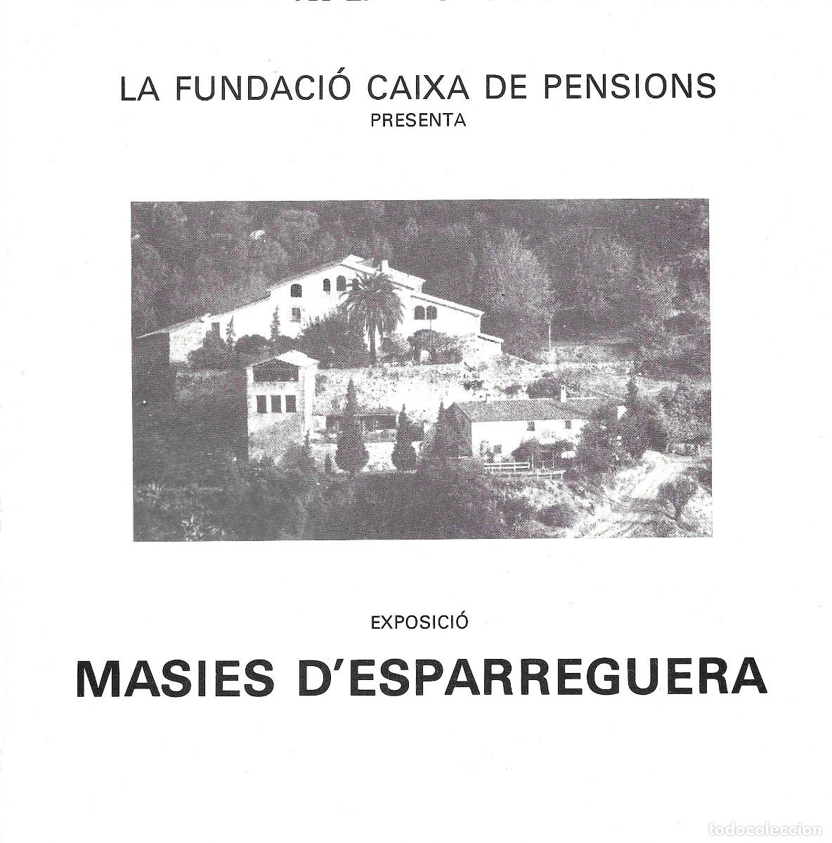 Libros de segunda mano: [ESPARREGUERA] Exposici&oacute; Masies d&rsquo;Esparreguera