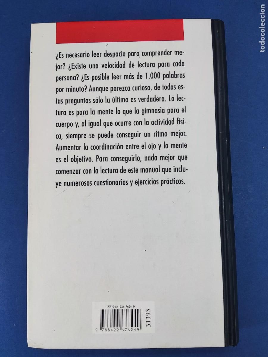 Libros de segunda mano: EL LIBRO DE LA LECTURA R&Aacute;PIDA / TONY BUZAN / 1999. C&Iacute;RCULO DE LECTORES - Foto 2