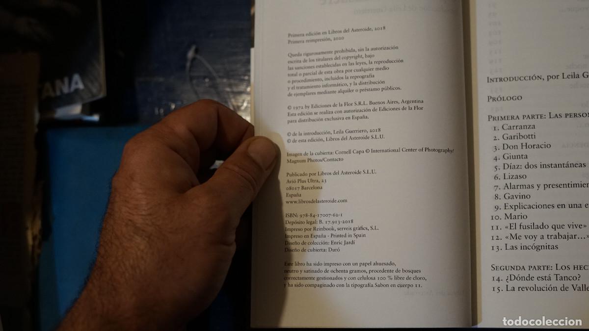 Libros de segunda mano: Rodolfo Walsh - Operaci&oacute;n masacre - Asteroide 2018 - Foto 2