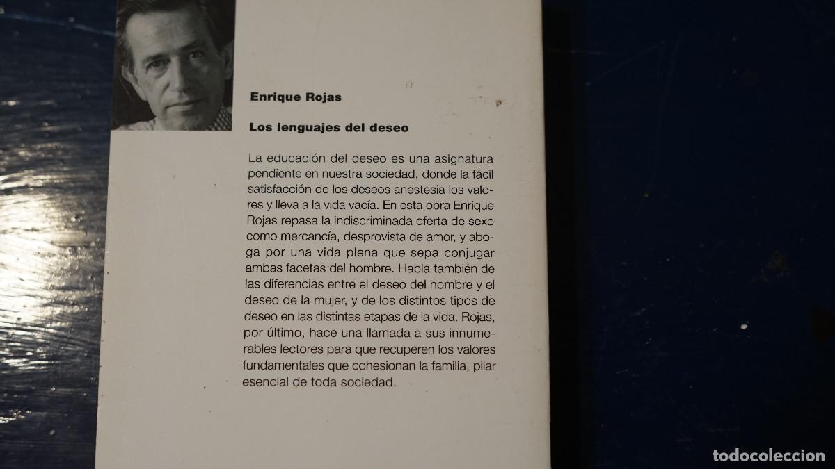 Libros de segunda mano: Enrique Rojas - Los lenguajes del deseo - temas de hoy 2006 - Foto 3