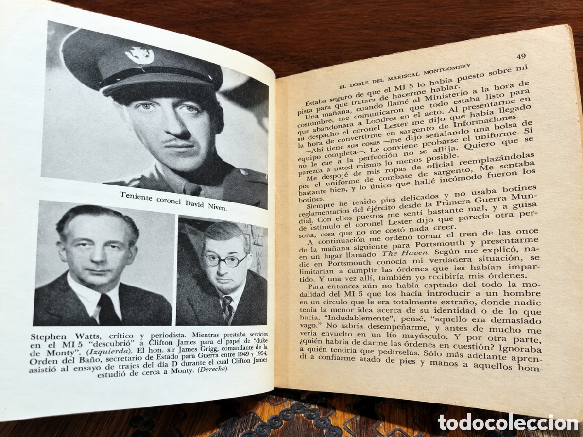 Libros de segunda mano: M. E. CLIFTON JAMES &ndash; EL DOBLE DEL MARISCAL MONTGOMERY &ndash; EMEC&Eacute; &ndash; LML - Foto 2