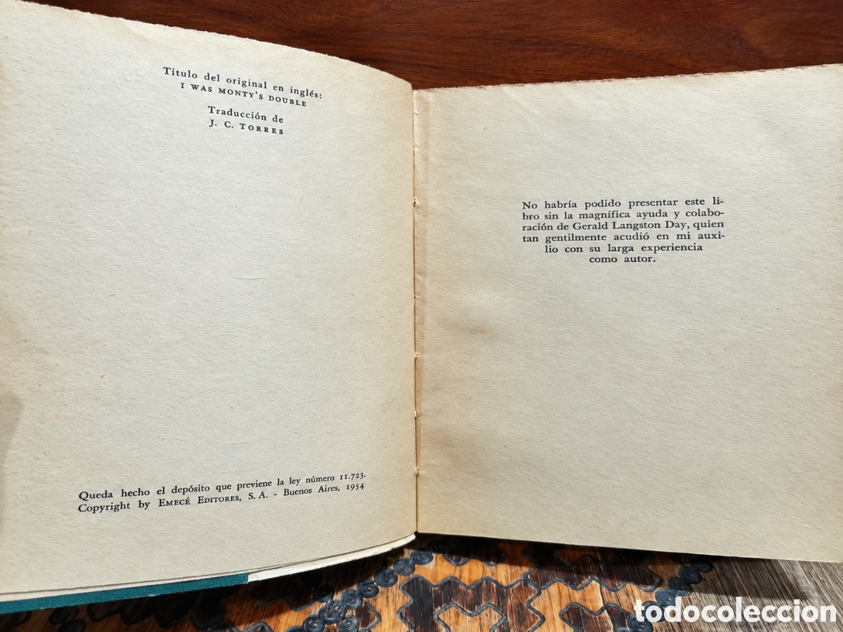 Libros de segunda mano: M. E. CLIFTON JAMES &ndash; EL DOBLE DEL MARISCAL MONTGOMERY &ndash; EMEC&Eacute; &ndash; LML - Foto 3