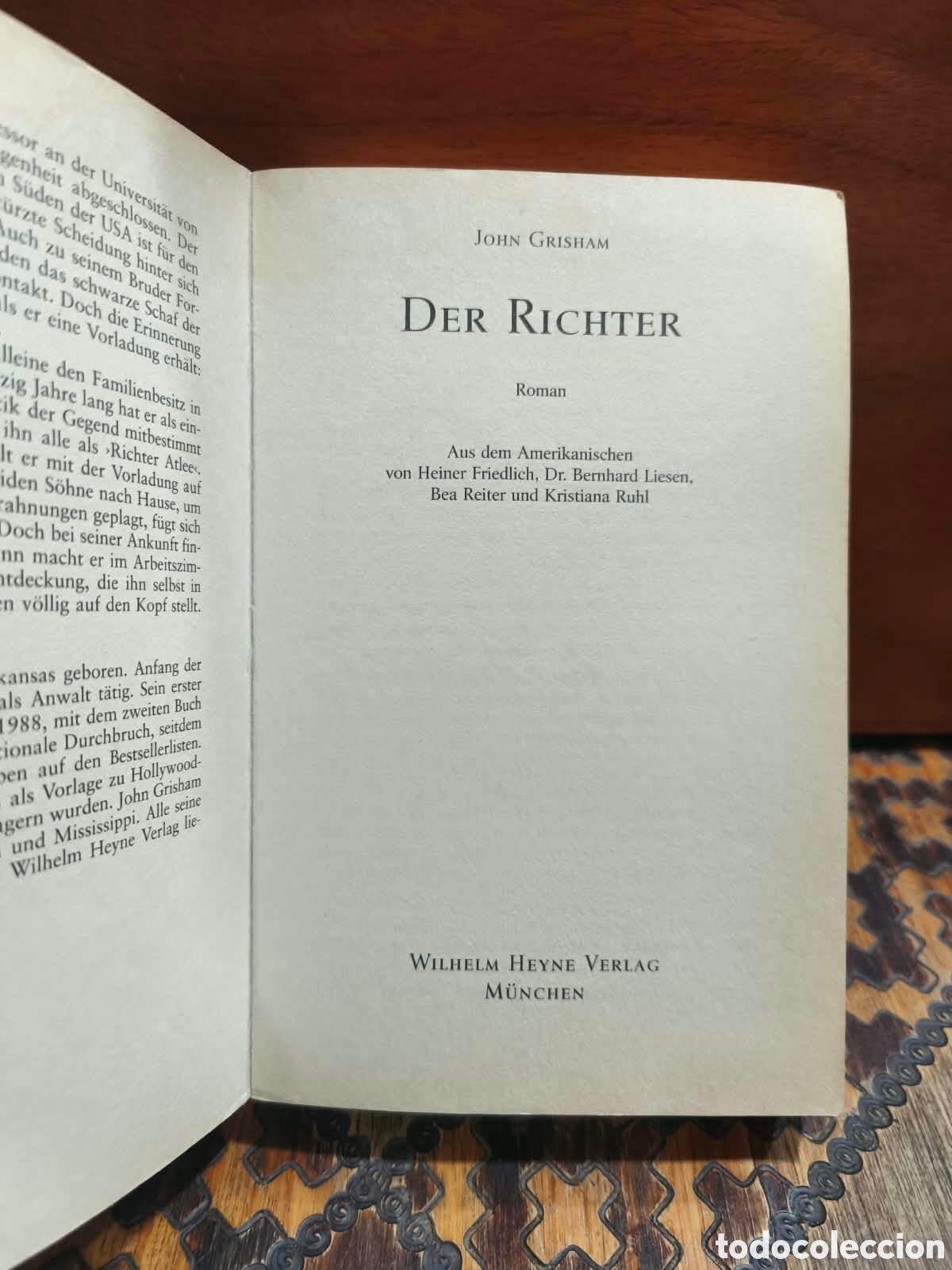 Libros de segunda mano: JOHN GRISHAM &ndash; DER RICHTER &ndash; HEYNE &ndash; LML - Foto 3