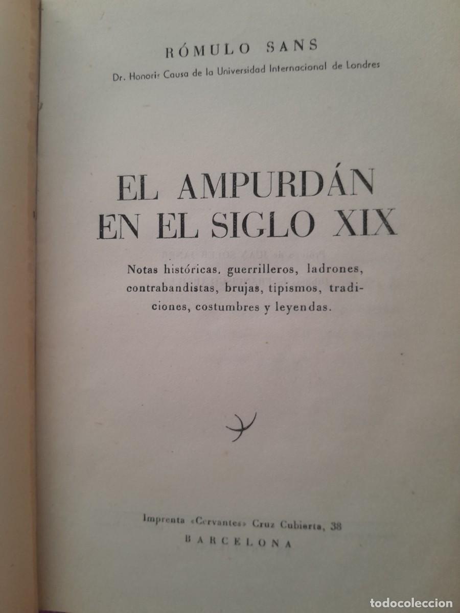Libros de segunda mano: EL AMPUEDAN EN EL SIGLO XIX. ROMULO SANS. - Foto 5