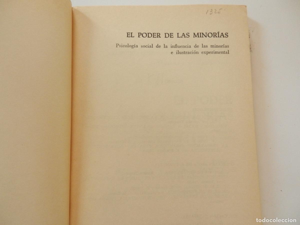 Libros de segunda mano: EL PODER DE LAS MINORIAS - GABRIEL MUGNY - EDICIONES ROL- 1981 - Foto 2