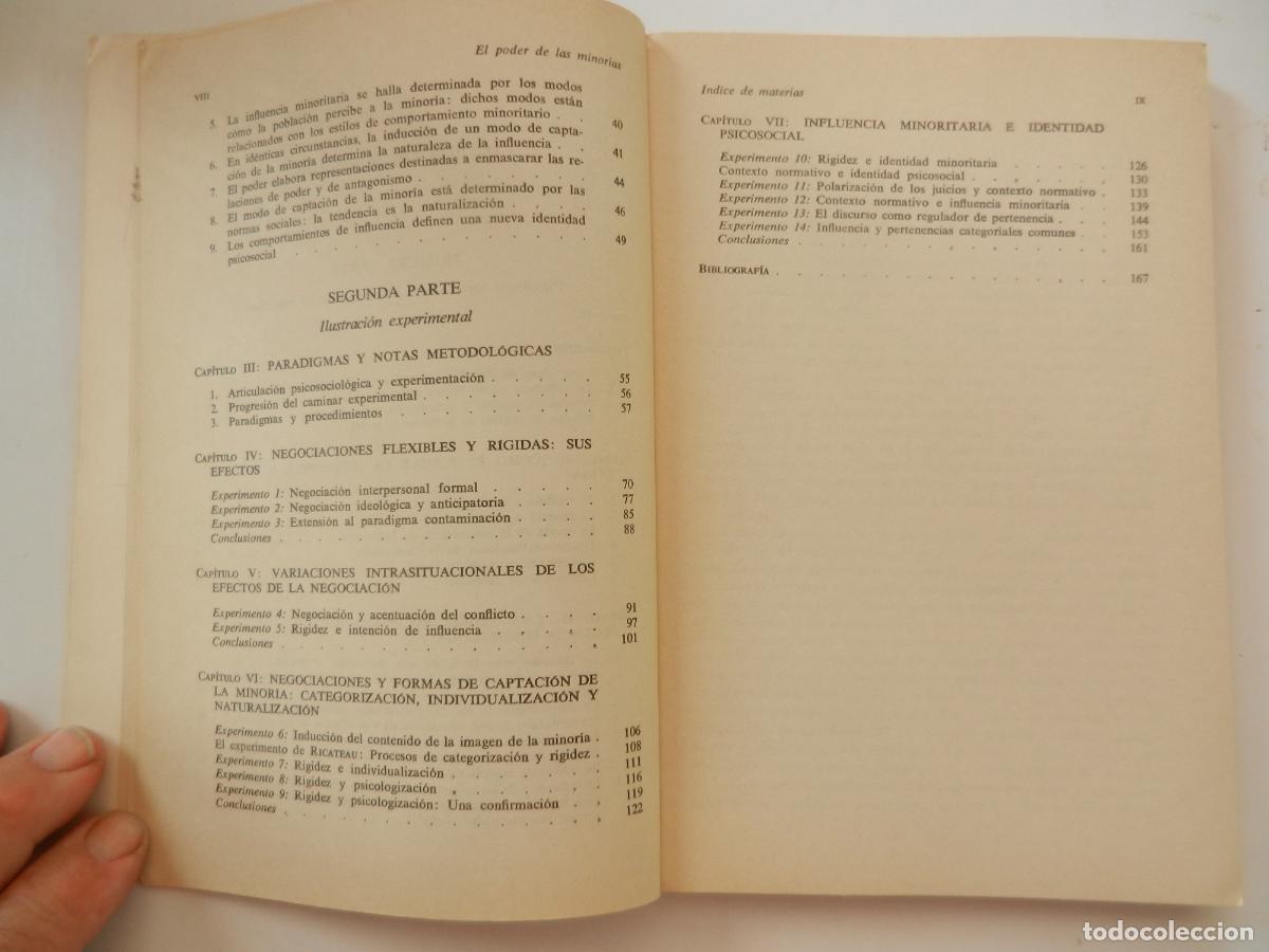 Libros de segunda mano: EL PODER DE LAS MINORIAS - GABRIEL MUGNY - EDICIONES ROL- 1981 - Foto 5