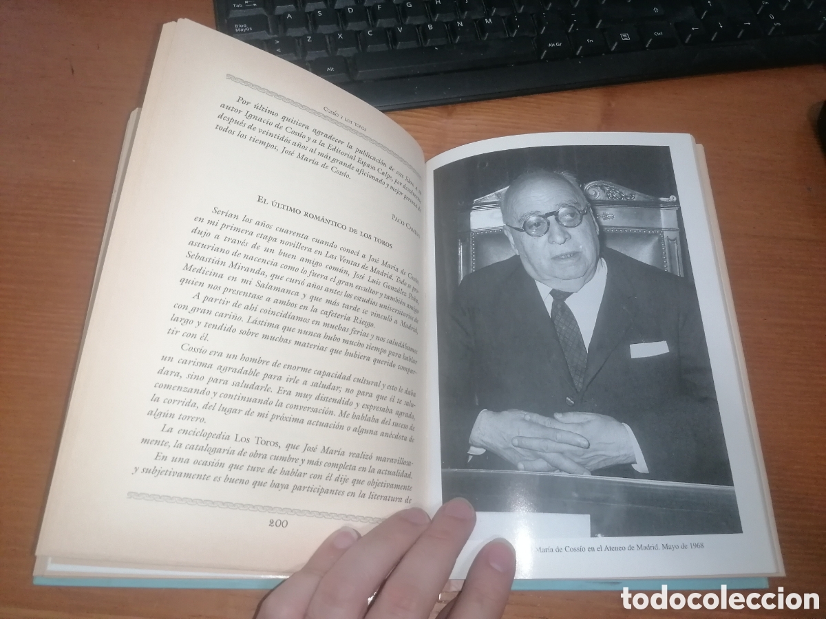 Libros de segunda mano: Libro: COSS&Iacute;O Y LOS TOROS Ignacio de Coss&iacute;o - Foto 7