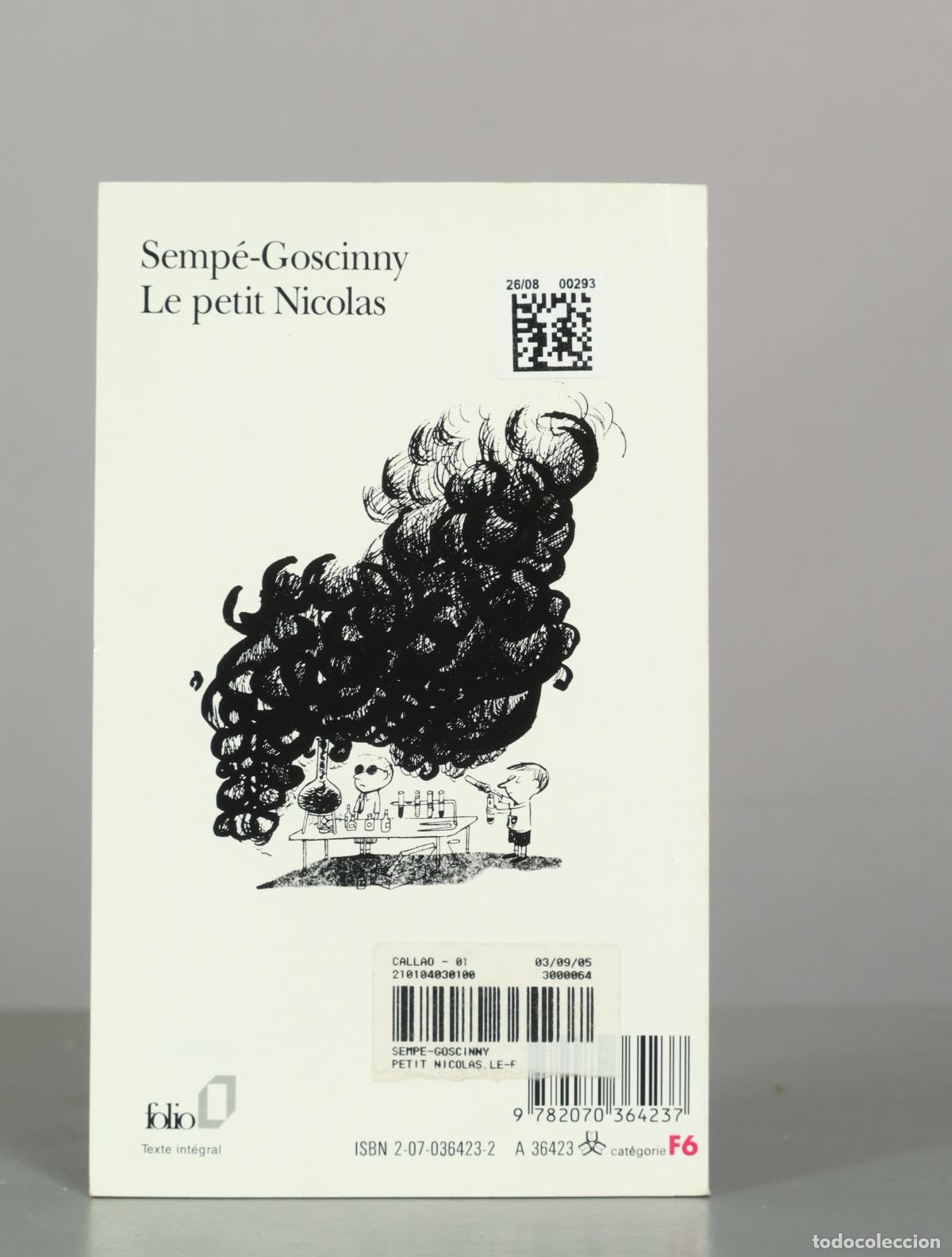 Libros de segunda mano: Le petit Nicolas - Semp&eacute;-Goscinny - Folio - Foto 2
