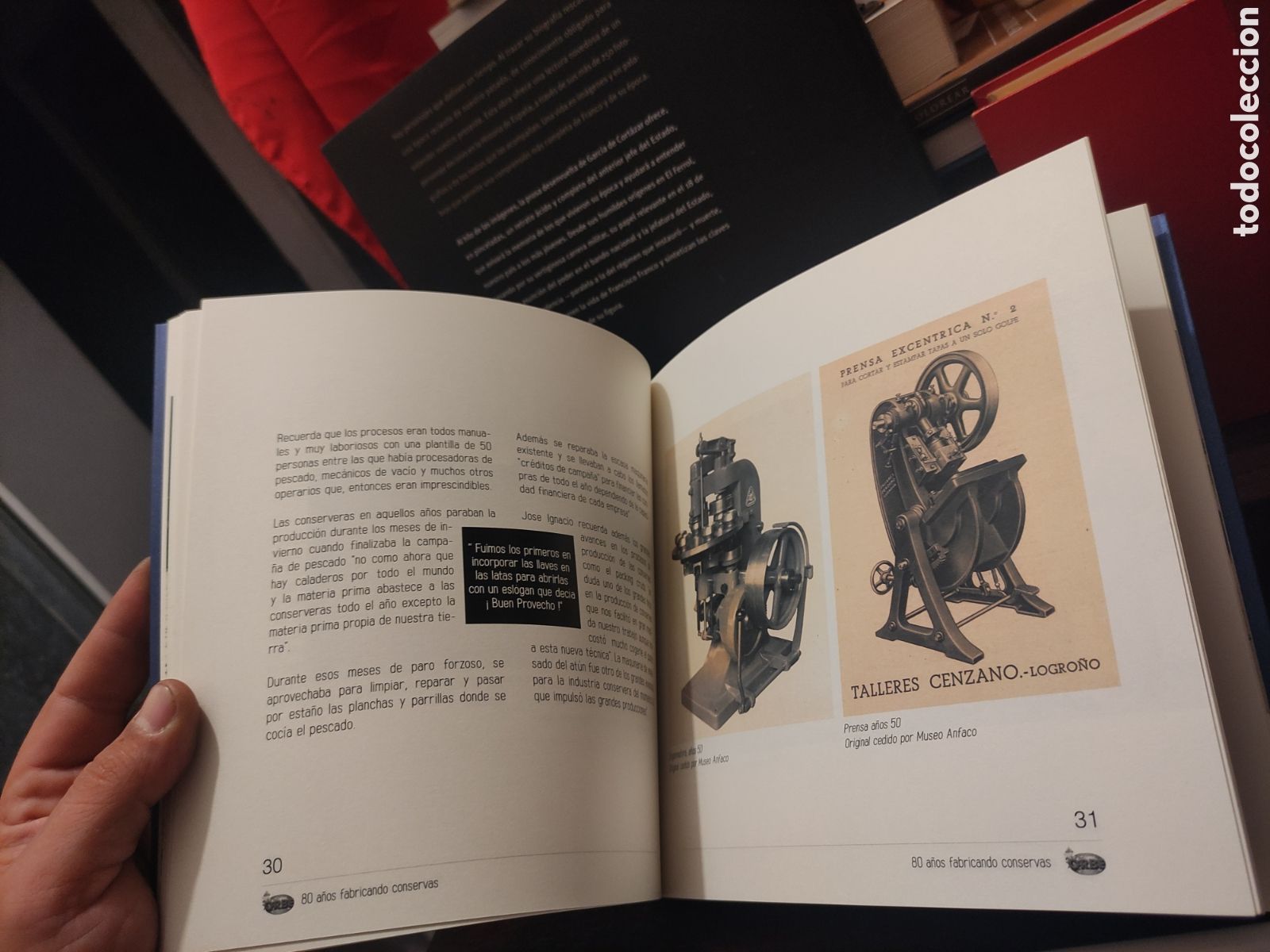 Libros de segunda mano: 80 ANOS - Fabricando conservas - ORBE - Foto 16