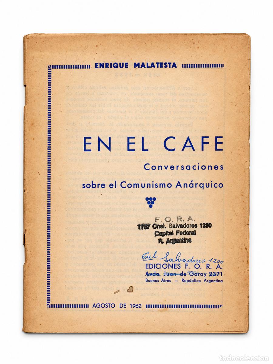Libros de segunda mano: Enrique Malatesta &mdash; En el caf&eacute; LM - Foto 1