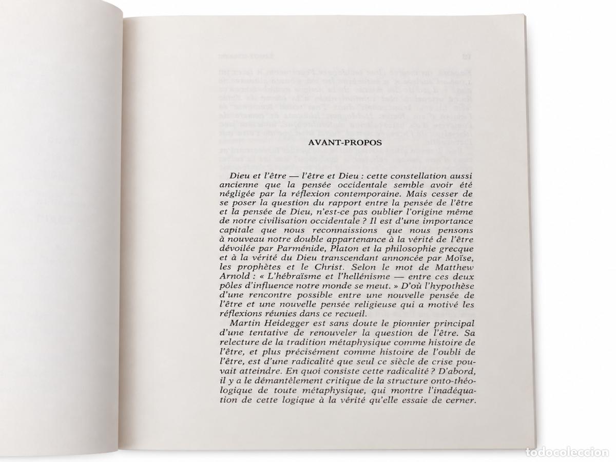 Libros de segunda mano: Heidegger et la question de Dieu LM - Foto 3