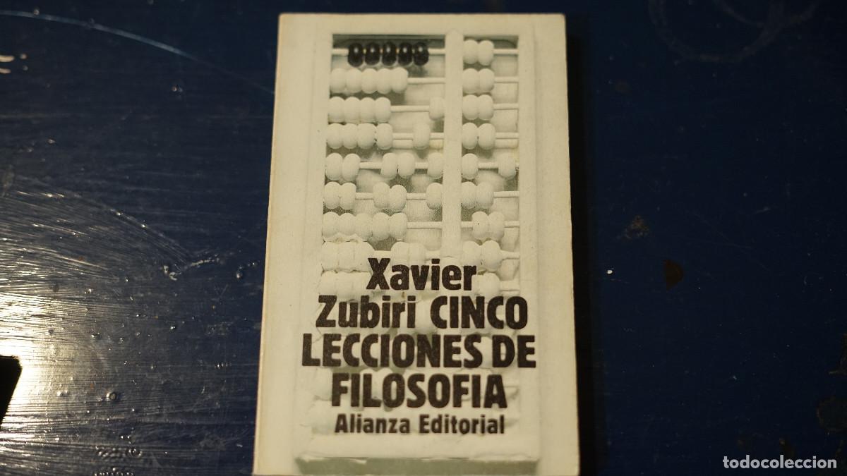 Libros de segunda mano: Xavier Zubiri - Cinco lecciones de filosof&iacute;a - Alianza 1980