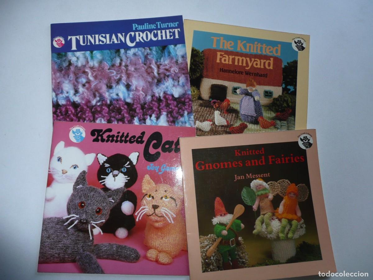 Libros de segunda mano: Lote de 7 libros de manualidades con lana en ingl&eacute;s (The Craft Library, Search Press) Knit