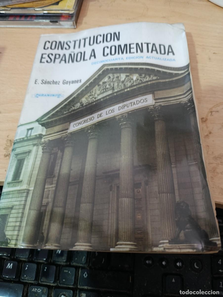 Libros de segunda mano: CONSTITUCION ESPA&Ntilde;OLA COMENTADA. . SANCHEZ GOYANES. EST32B4 - Foto 1