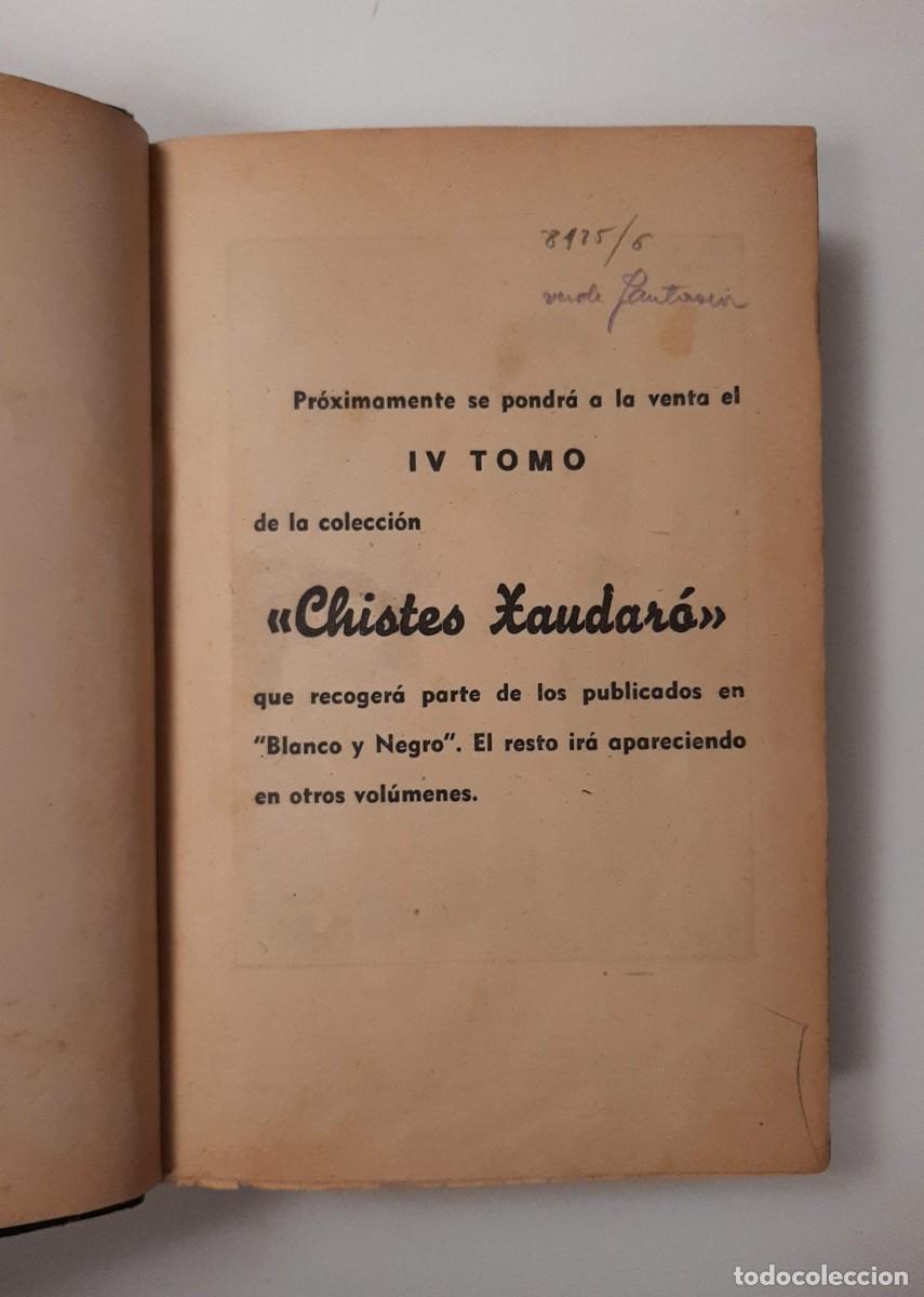 Libros de segunda mano: CHISTES - XAURAD&Oacute;, J. - Foto 3