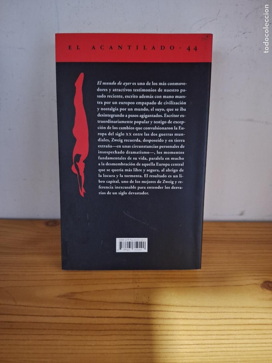Libros de segunda mano: El mundo de ayer - Stefan Zweig - Foto 2