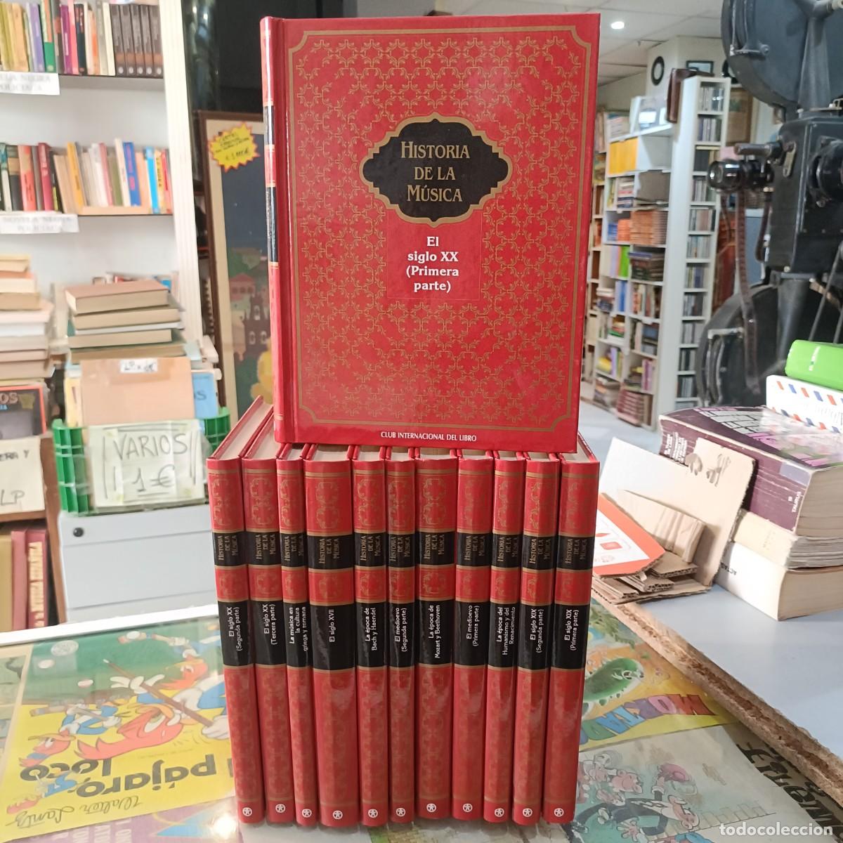Libros de segunda mano: Historia de la M&uacute;sica - 12 Tomos, Completa - Club Internacional del Libro 1977