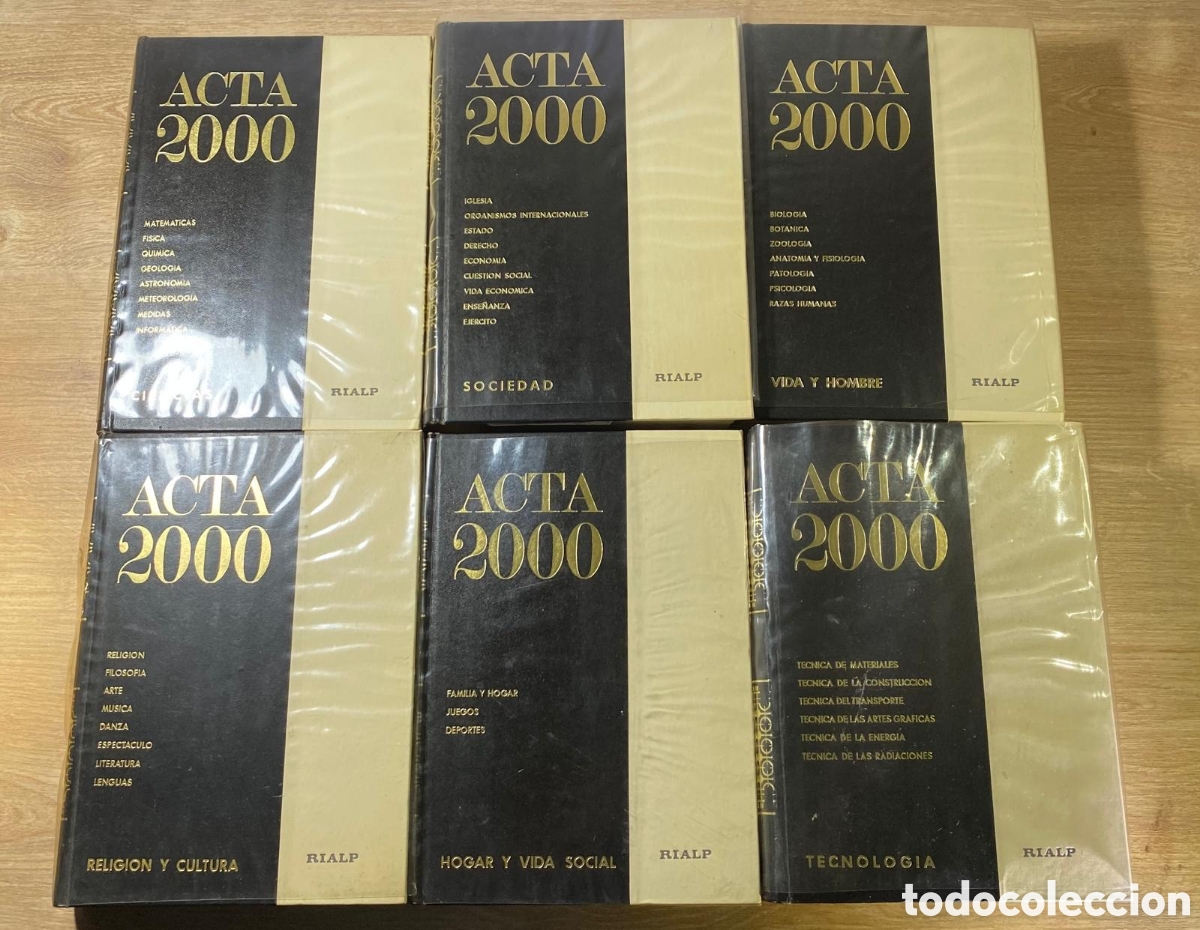 Libros de segunda mano: Colecci&oacute;n Acta 2000 &ndash; Ediciones Rialp &ndash; 6 tomos - Foto 1