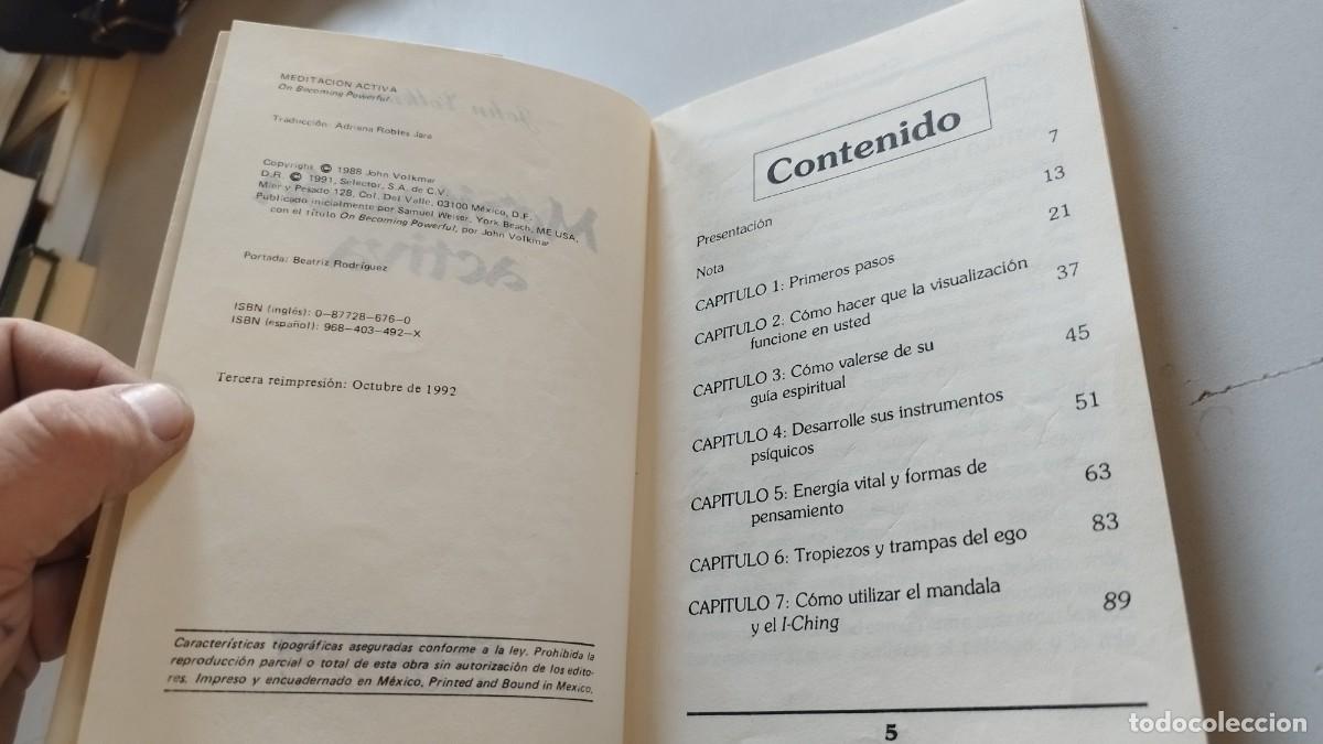 Libros de segunda mano: MEDITACION ACTIVA - JOHN VOLKMAR - EVA215-SELECTOR - Foto 5