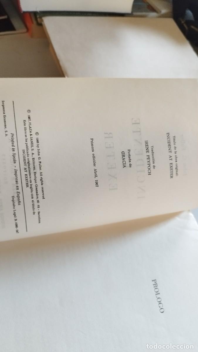 Libros de segunda mano: INCIDENTE EN EXETER / JOHN G.FULLER / EVA 215 / PLAZA&JANES - Foto 11
