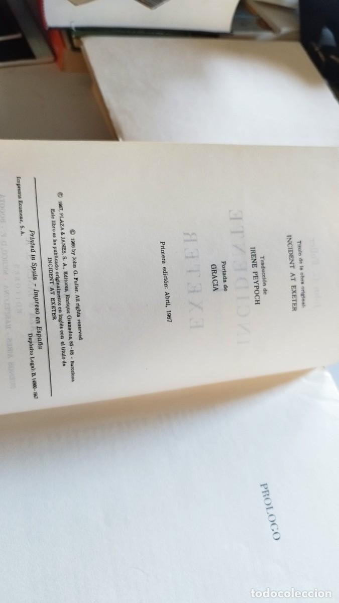Libros de segunda mano: INCIDENTE EN EXETER / JOHN G.FULLER / EVA 215 / PLAZA&JANES - Foto 12