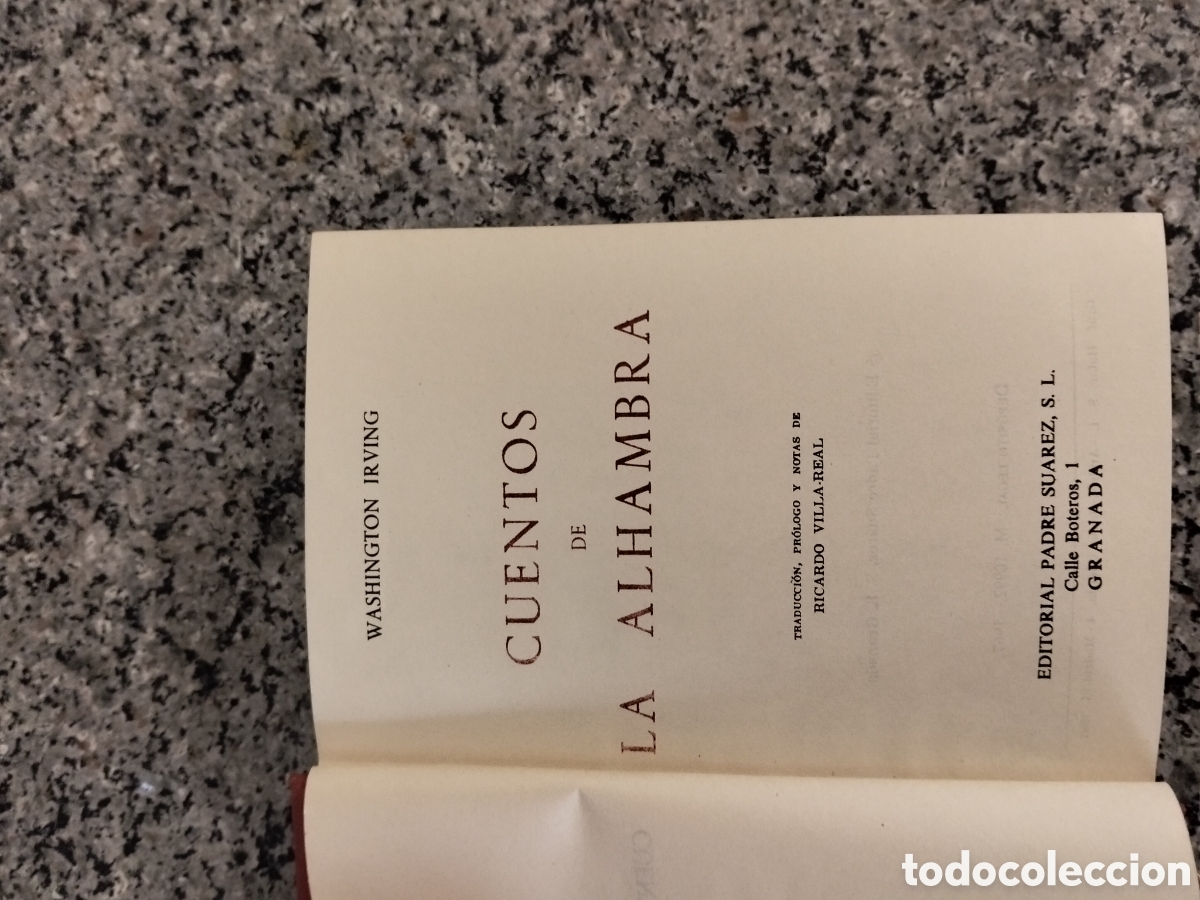 Libros de segunda mano: Libro cuentos de La Alhambra a&ntilde;o 1967. - Foto 2