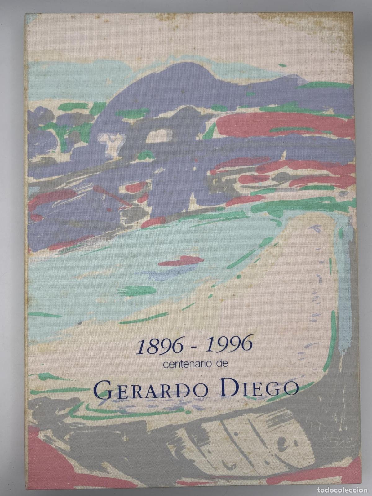Libros de segunda mano: CENTENARIO DE GERARDO DIEGO 1896-1996 (Pe&ntilde;a Labra n&ordm; 4 + Carpeta seriagrafiada de Gloria Torner ) -