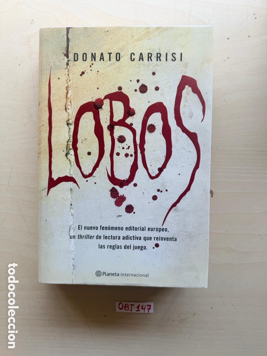 Libros de segunda mano: Libro Donato carrisi lobos