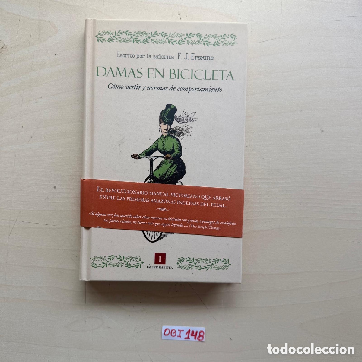 Libros de segunda mano: Libro damas en bicicleta