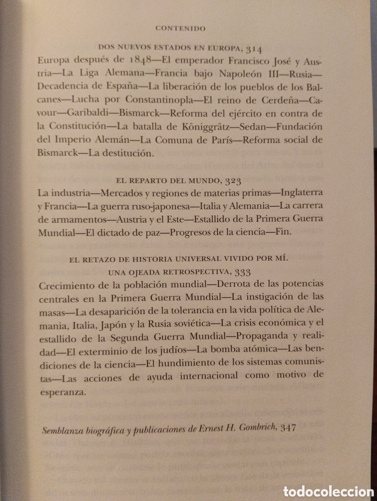 Libros de segunda mano: Breve Historia del mundo, Ernst H. Gombrich - Foto 11