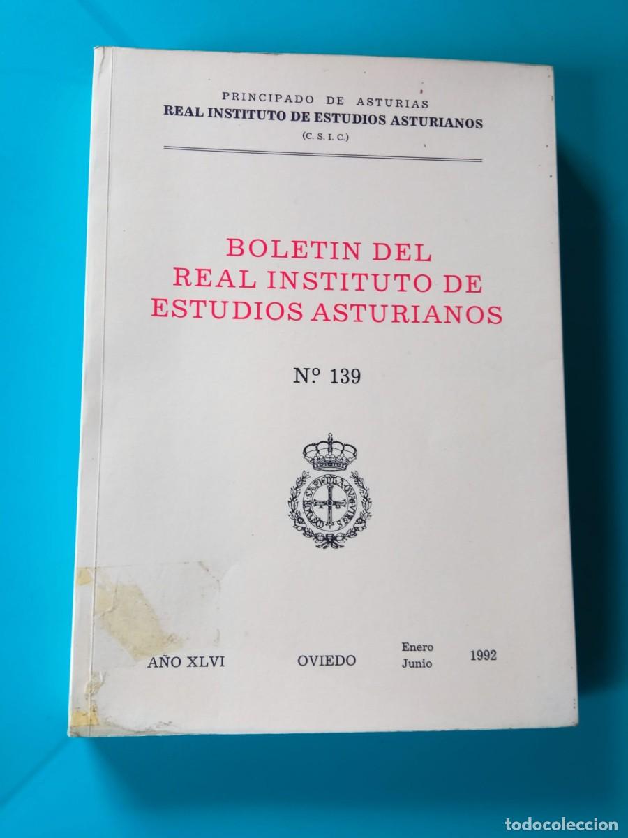 Libros de segunda mano: Bolet&iacute;n del Real Instituto de Estudios Asturianos N&ordm; 139