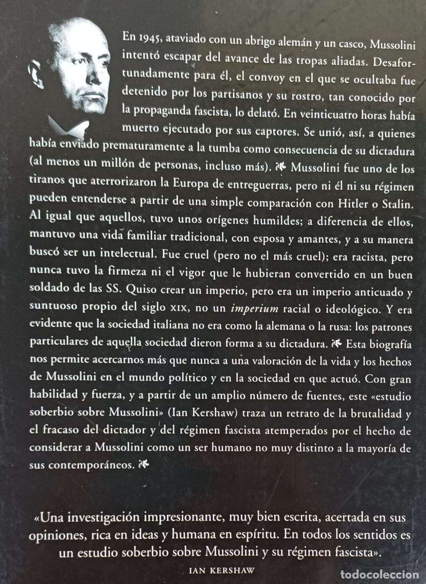 Libros de segunda mano: MUSSOLINI - R.J.B. BOSWORTH - Foto 2