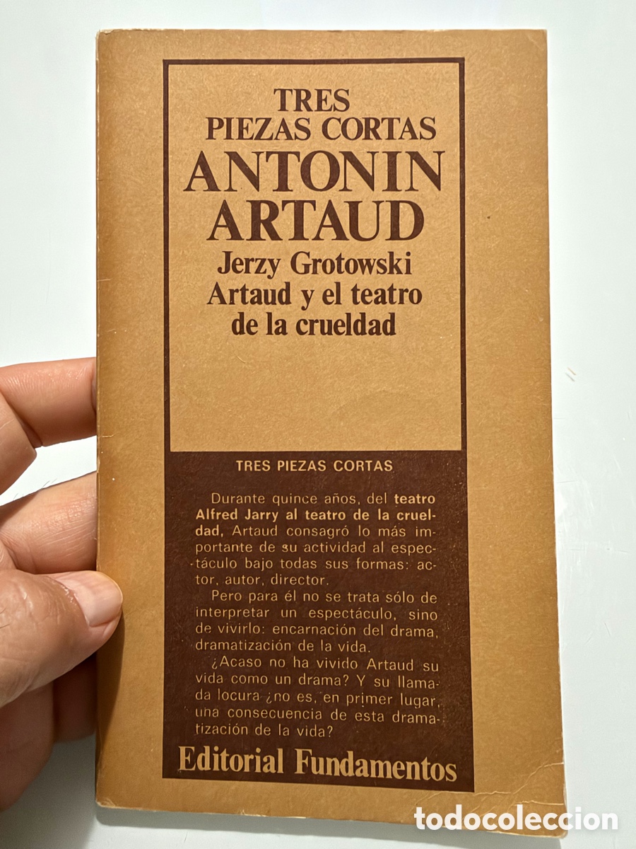 Libros de segunda mano: Tres piezas cortas. Antonin Artaud. Editorial fundamentos. 1972