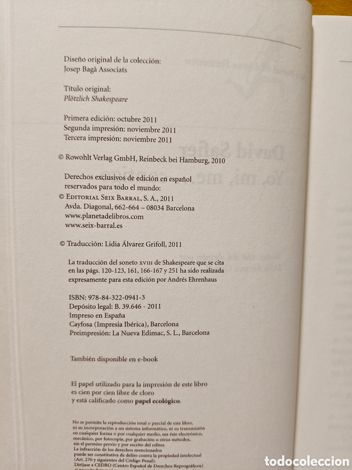 Libros de segunda mano: Yo, mi, me...contigo, David Safier - Foto 3