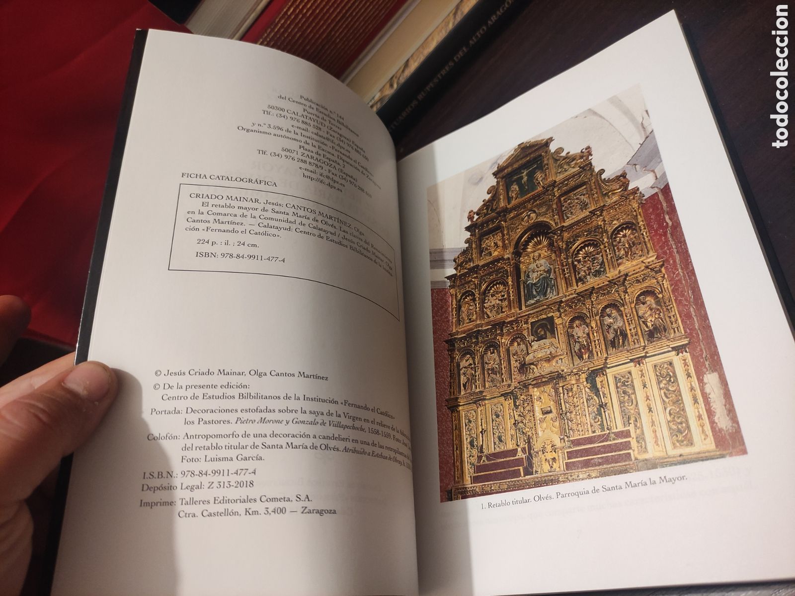 Libros de segunda mano: EL RETABLO MAYOR DE LA SANTA MARIA DE OLVES - LAS CLAVES DEL RENACIMIENTO EN LA COMARCA - Foto 6