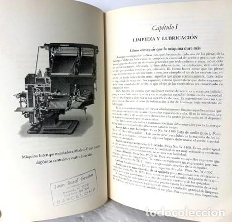 Libros de segunda mano: La Intertipo. Manual de Instrucciones. Mecanismos de Composici&oacute;n, Fundici&oacute;n y Distribuci&oacute;n - Foto 3
