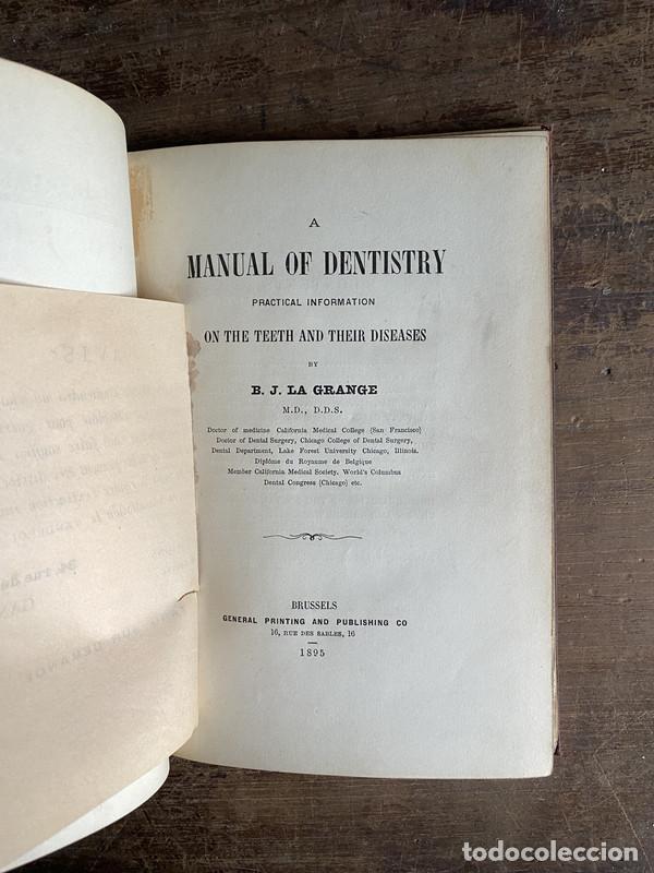 Libros de segunda mano: A Manual of Dentistry - La Grange B. J. - Foto 1